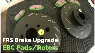 FRS/BRZ Brake Upgrade | EBC Brakes Install | Green Stuff Pads
