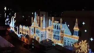 Новогоднее оформление фабрики Рошен 2019