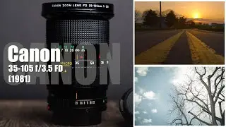 Canon 35-105 f3.5 FD Vintage Lens Nikon Z6/ProResRAW/ATOMOS Ninja V