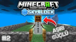KARDAN ADAM BOSS'U | Minecraft PE CubeCraft SkyBlock | Bölüm 2