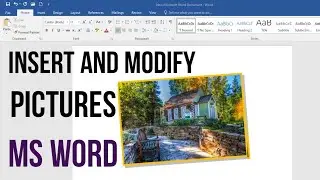How To Insert And Modify  Pictures Professionally MS Word In Urdu and Hindi |  Edit Images in Word