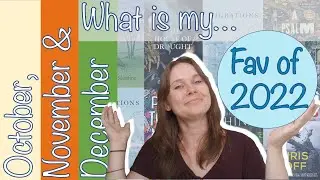 My FAVOURITE ecofiction novel in 2022 | Reading roundup October, November AND December