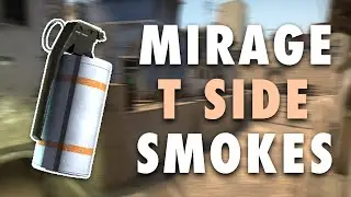 Mirage Basic T Side Smokes - CS:GO Beginner Guide (2023)