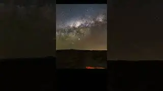 Milky Way time lapse from San Pedro de Atacama Chile #shorts