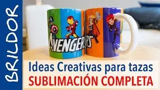 MUG IDEAS 1: Full sublimation or full print printing