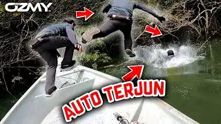 Casting toman Tasik Gubir : Rod pancing TERJATUH !!