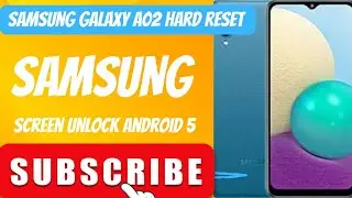 Samsung Galaxy A02 hard reset screen unlock Android Mobile slow speed hang mobile solve problem