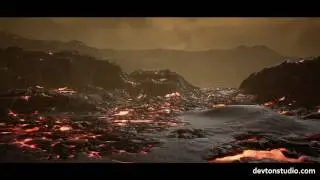 UE4 - Planet VENUS Landscape - Marketplace [1080p 60fps]
