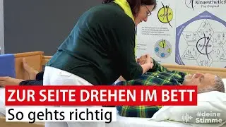 Pflege: Das richtige zur Seite Drehen im Bett