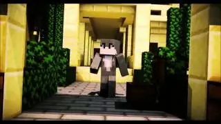 Free Intro Template 3D Animated Minecraft Sync Cinema 4D After Effects