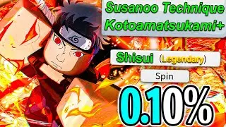 I Unlocked SHISUI'S 0.1% Mangekyō Sharingan - Roblox