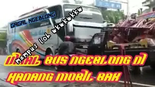 #KAPOK .. !! Aksi Bus gagal ngeblong di hadang mobil bak #viral #ngakak #2021
