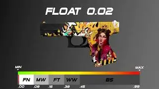 CSGO Glock-18 | Bullet Queen - Skin wear/float