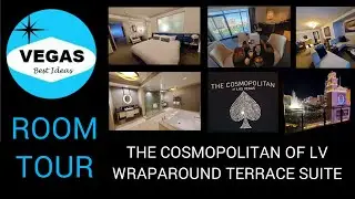 LAS VEGAS Cosmopolitan Hotel Wraparound Terrace Suite - Room Tour 2021
