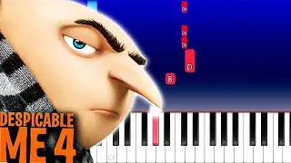 Despicable Me 4 - Everybody Wants To Rule the World (Piano Tutorial)