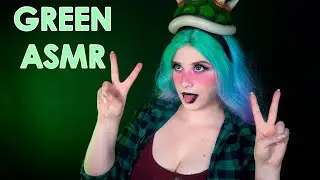 АСМР 20 ЗЕЛЁНЫХ ТРИГГЕРОВ 👉🏻👈🏻| ASMR 20 GREEN TRIGGERS  💚| ТЕ САМЫЕ ЗВУКИ И МУРАШКИ