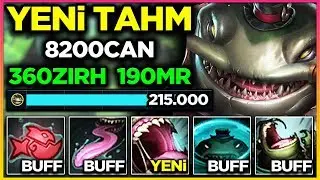 215.000 HASAR TANKLADIM!! YENİ TAHM KENCH TAHM BİR 5v1 CANAVARI!!