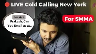 🔴 LIVE Cold Calling in USA from India and Marked for Follow Up for SMMA #smmaoutreach #smma #sales