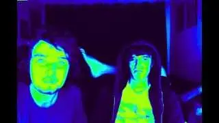 photo booth green or blue