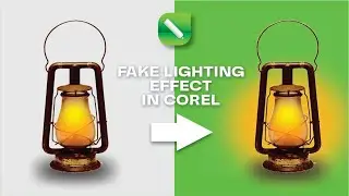 How to Create Realistic Fake Light Effects in CorelDRAW | Blur Image in Corel