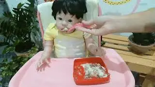 rotina da tarde da minha bebê reborn Luna