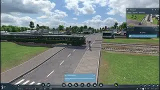 ЭР2Р-7035 и ЭР2Р-7182 пересекают жд переезд в селе ''Шахты''