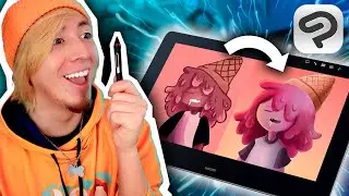 REDIBUJANDO DIBUJOS DE SUSCRIPTORES  3 - USANDO CLIP STUDIO PAINT POR PRIMERA VEZ!