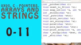 0x05. C - Pointers, arrays and strings alx software_enginnering