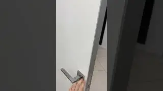 Дверь Леском, под отделку (Invisible), прямое открывание, белый, без стекла