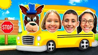 Gatinha das Artes e seu amigos ensinam as Regras do ônibus escolar | FT Gabi e Pietro