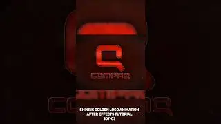 Shining Golden Logo Animation After Effects - S0703 