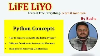 Removing List Elements || Deleting List || Python Programming #RemoveListElements #Python #Lists