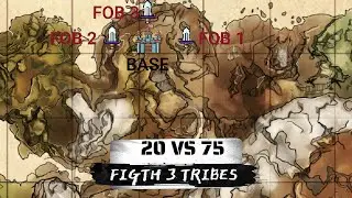 [20V75] ARK PVP Classic 10H DEFENCE VS 3 TRIBES IN SAME TIME