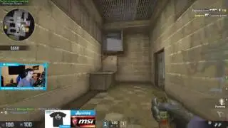 Shroud insane collateral Deagle Headshot