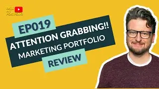 Attention grabbing marketing portfolio! Review.