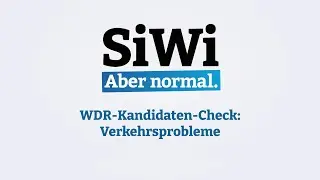WDR-Kandidaten-Check: Verkehrsprobleme