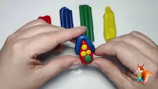 Домик из воскового пластилина