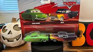 Opening a Pixar Cars Edwin Kranks and Greta Set