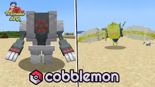 ACHEI 2 POKÉMONS LENDÁRIOS NO COBBLEMON DO MINECRAFT. REGIELEKI E REGISTEEL, SAIBA ONDE ENCONTRAR!
