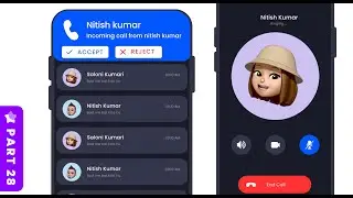 Part 28 : Voice Call in Flutter | Voice Call in Chat App 