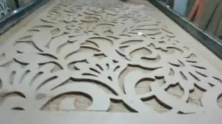 Painel Gigante Quase o MDF inteiro Tirando com 2 Passada  Folha Folhas Usinagem  De Primeira Linha
