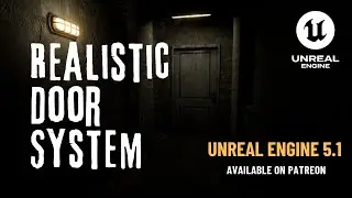 Unreal Engine 5 Horror Door Pack – Realistic Physics & Lockpick System
