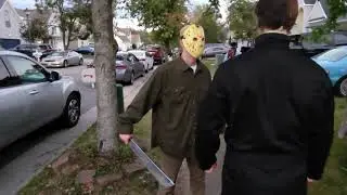 Michael Myers DOESN'T BACK DOWN! #shorts #halloween #notscared