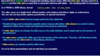 SQL 106 JOIN, AS (Table Aliases) or How can I create a short table reference?