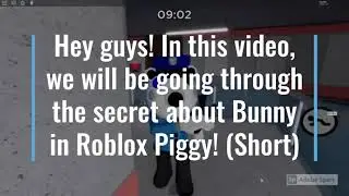 The secret over Bunny in Roblox Piggy...