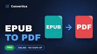 How to Convert EPUB to PDF (Online) | Convertica