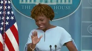 Karine jean Pierre got roasted by two reporters