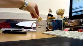 Jumping paper clip