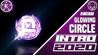 GLOWING CIRCLE LOGO INTRO REVEAL IN KINEMASTER || USING PIXELAB