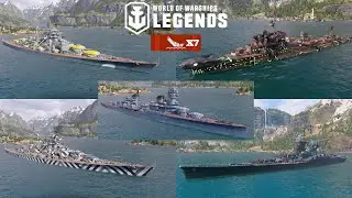 5 Man Division, 7 Kill Domination! World Of Warships Legends